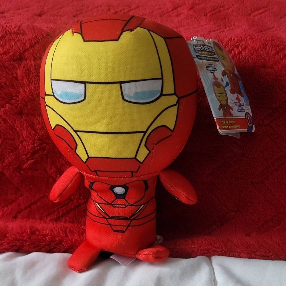 Iron Man Plush Toy - Red and Yellow
